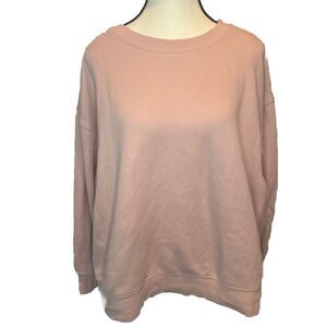 Women’s Fabletics PINK Long Sleeve Crewneck Sweatshirt Size XL